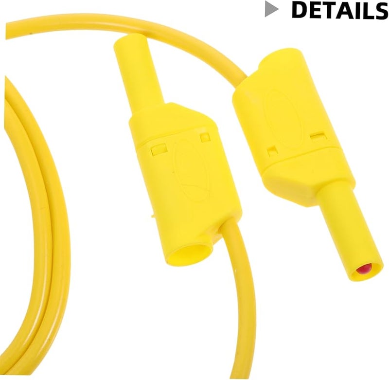 5Pcs 4mm Silicone Banana Plug to Alligator Clip Test Leads for Multimeter - Image 3
